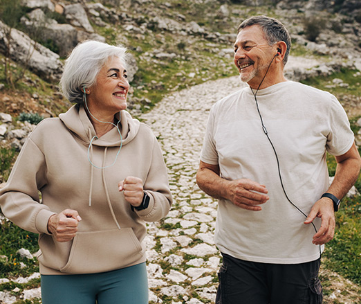 Couple Running